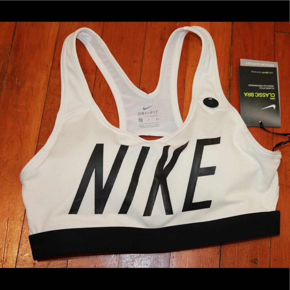 Nike Classic Compression Racerback Sports Bra - Picture 5 of 7